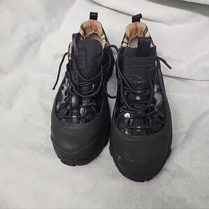Authentic Black Burberry Sneakers